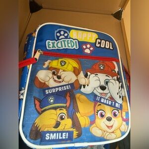 Paw Patrol Red and Blue Lunch Bag